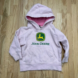 John Deere Pink Hoodie - 18 Month